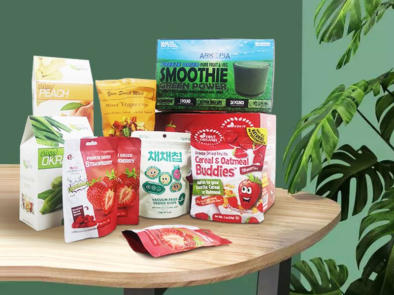 Le petit sac de fruits lyophilisés est bien emballé, préparez-vous à recevoir...