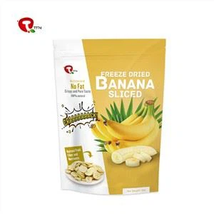 Chips de banane lyophilisées